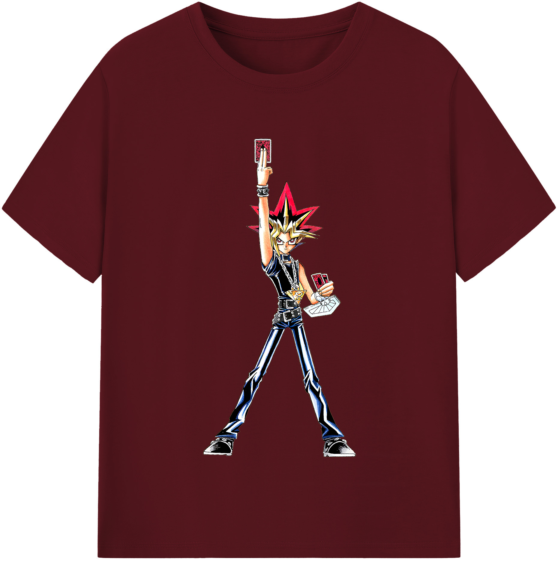 （画像用） 遊☆戯☆王 Yu-Gi-Oh! 綿100％半袖Tシャツ（フロントプリント）